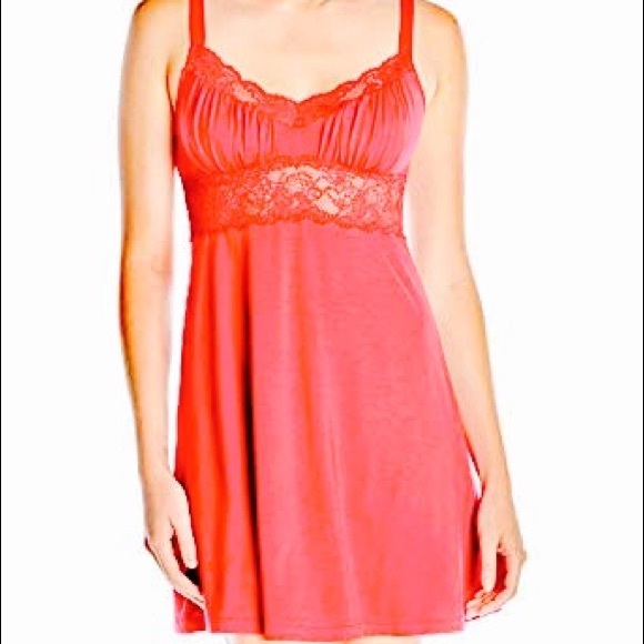 Cosabella Talco Lace Chemise Dress in Shell Pink